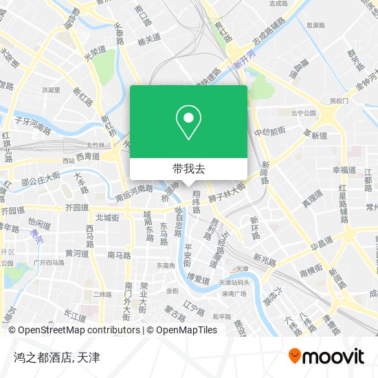 鸿之都酒店地图