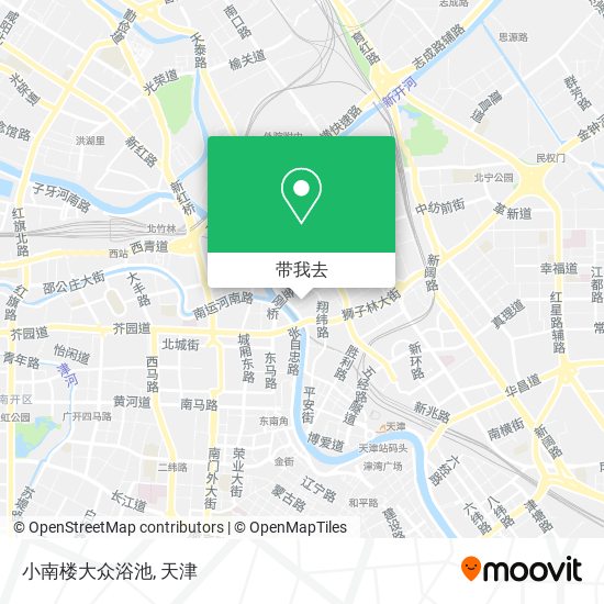 小南楼大众浴池地图