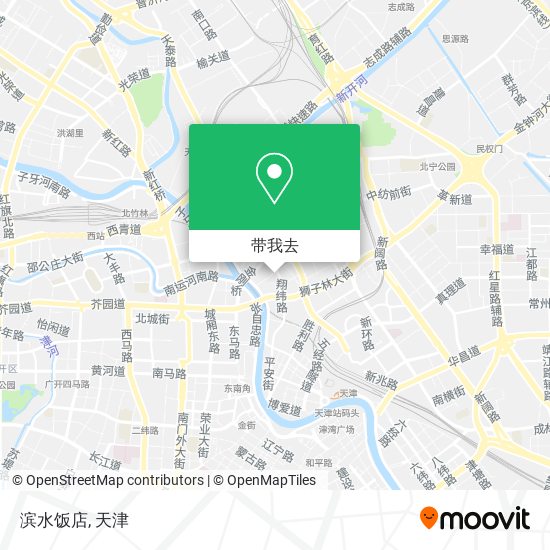 滨水饭店地图
