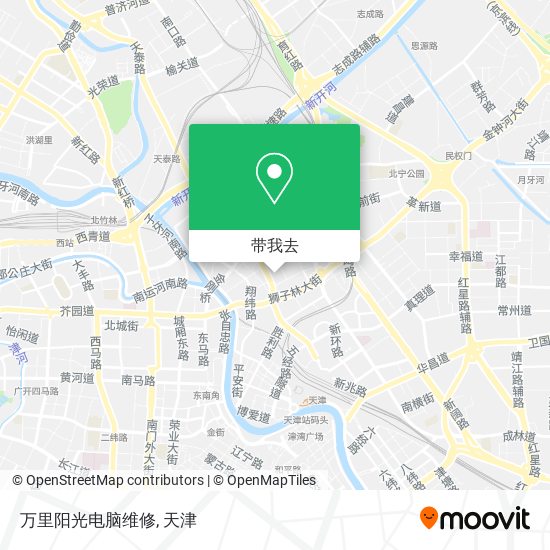万里阳光电脑维修地图