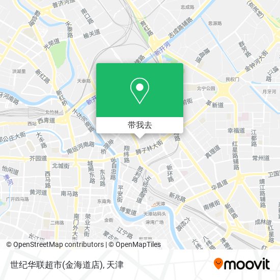 世纪华联超市(金海道店)地图