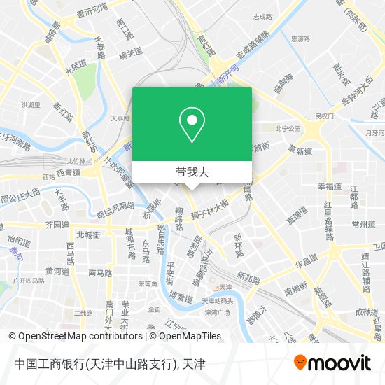 中国工商银行(天津中山路支行)地图