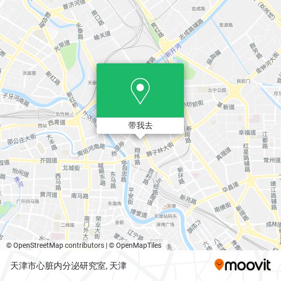 天津市心脏内分泌研究室地图