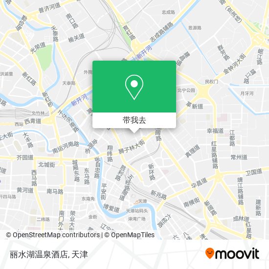 丽水湖温泉酒店地图