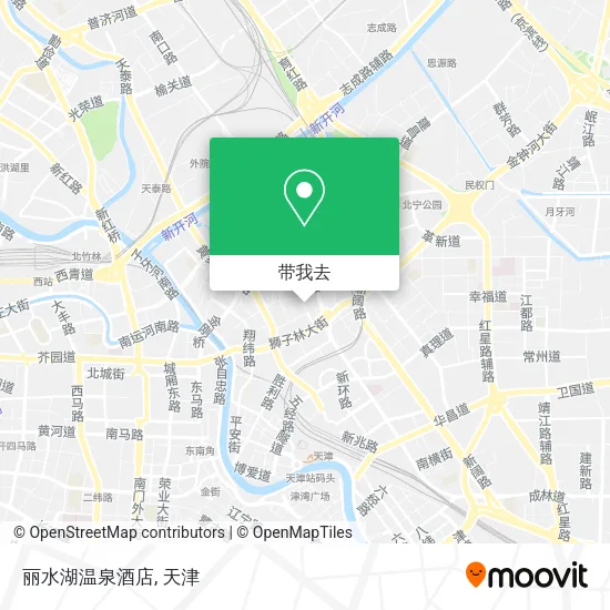 丽水湖温泉酒店地图