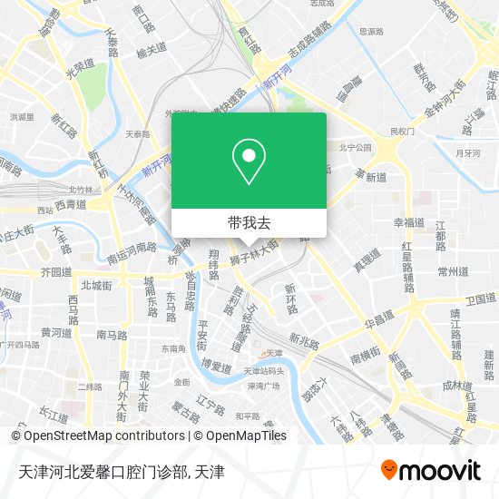 天津河北爱馨口腔门诊部地图