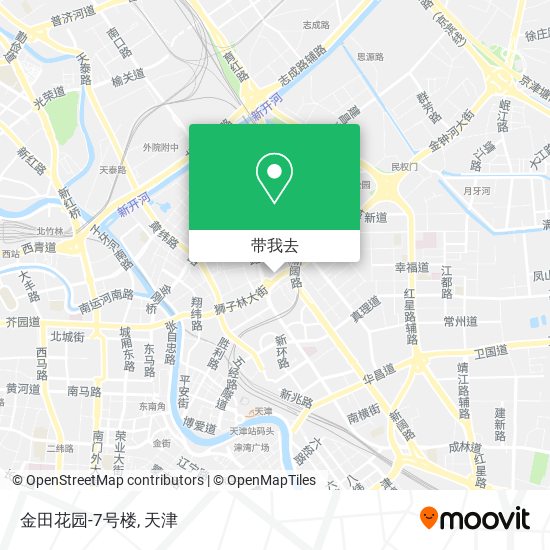 金田花园-7号楼地图