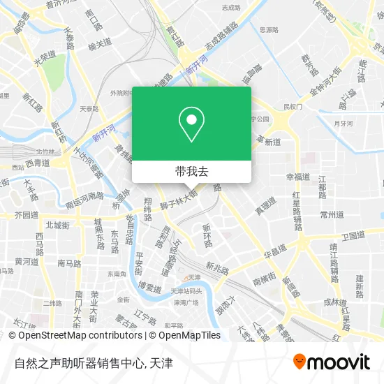 自然之声助听器销售中心地图
