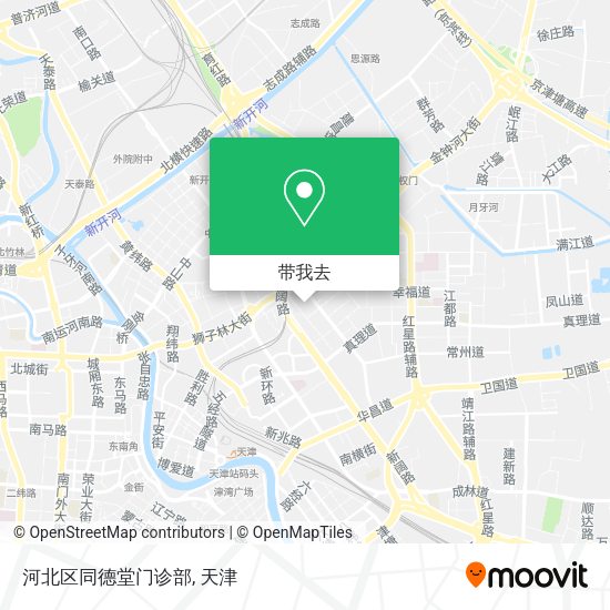 河北区同德堂门诊部地图