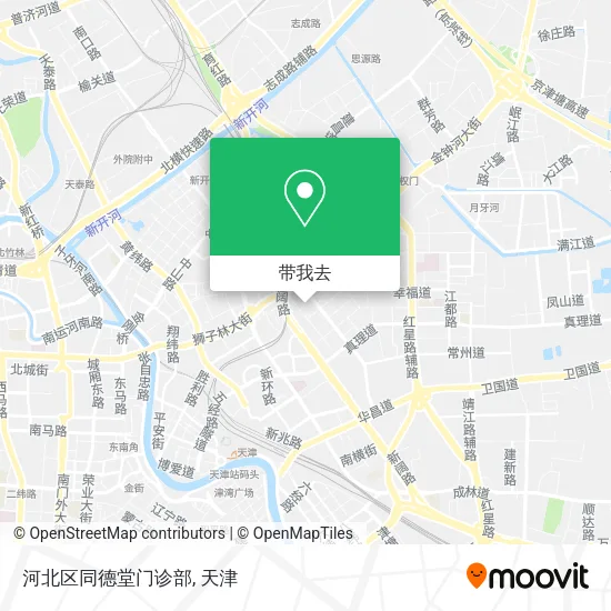 河北区同德堂门诊部地图