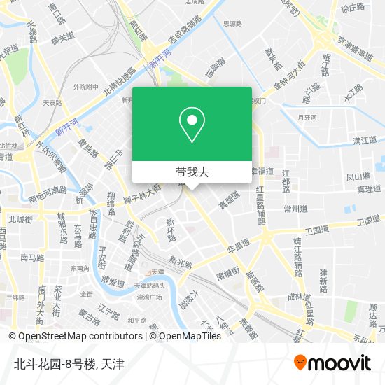 北斗花园-8号楼地图