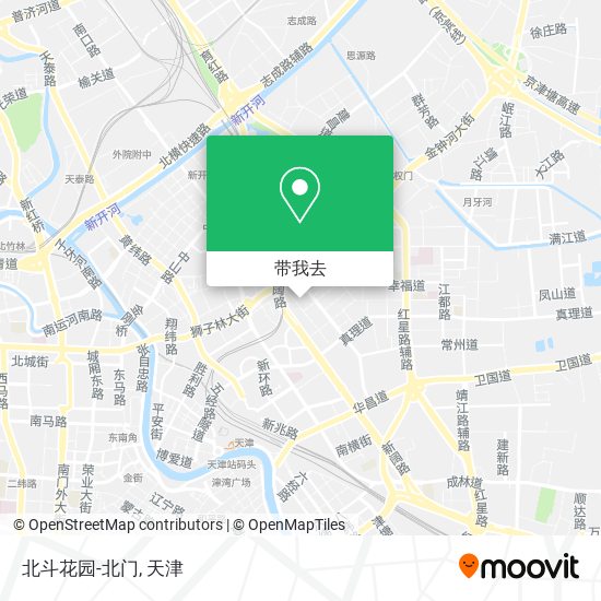 北斗花园-北门地图