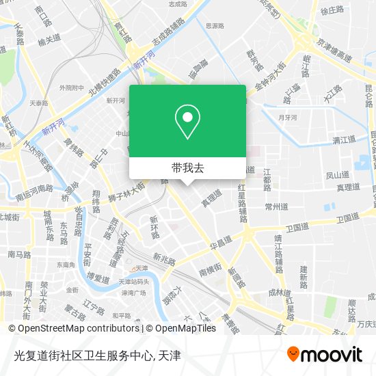 光复道街社区卫生服务中心地图