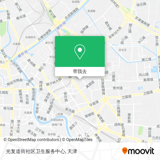 光复道街社区卫生服务中心地图
