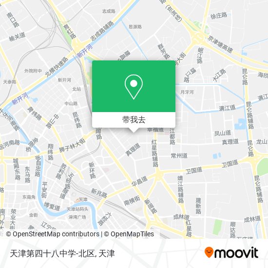 天津第四十八中学-北区地图