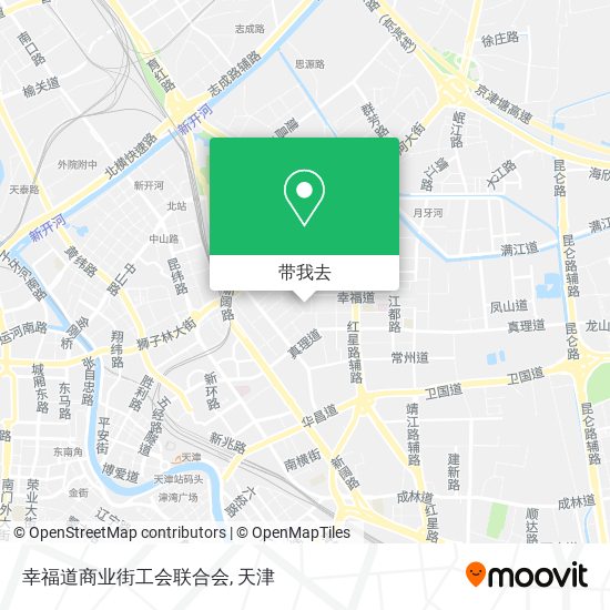 幸福道商业街工会联合会地图