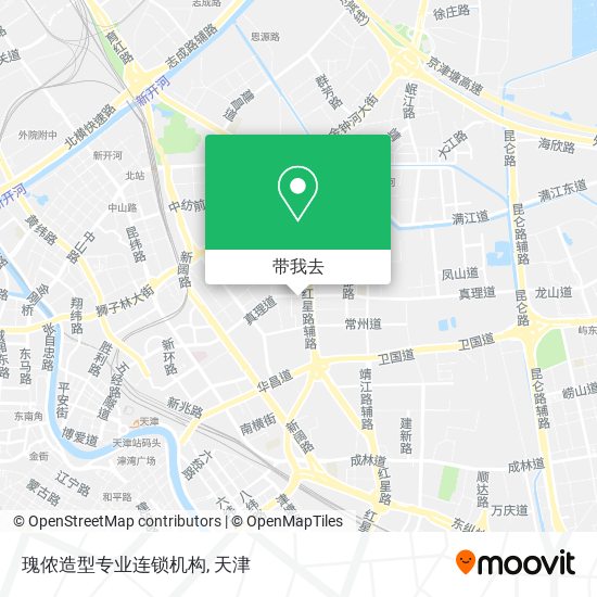 瑰侬造型专业连锁机构地图