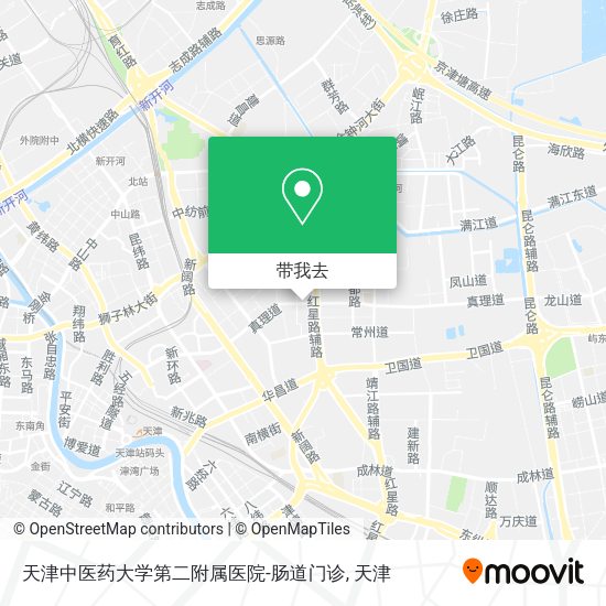 天津中医药大学第二附属医院-肠道门诊地图