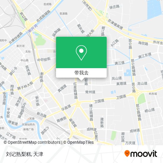 刘记熟梨糕地图
