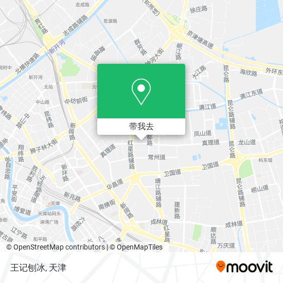 王记刨冰地图