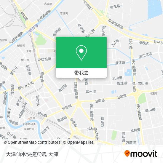 天津仙水快捷宾馆地图