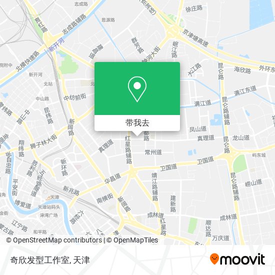 奇欣发型工作室地图