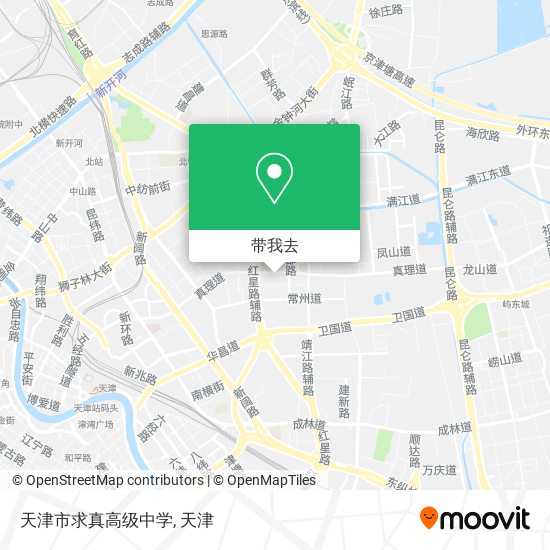 天津市求真高级中学地图