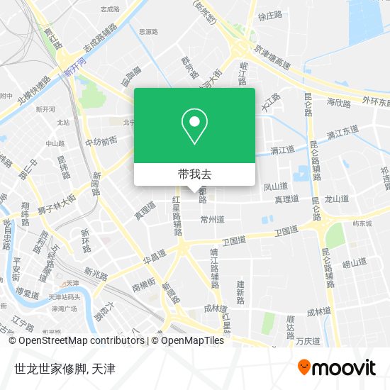 世龙世家修脚地图