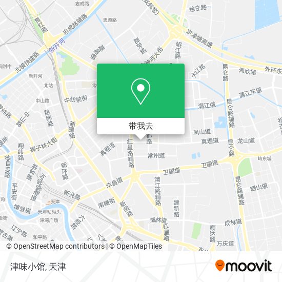 津味小馆地图