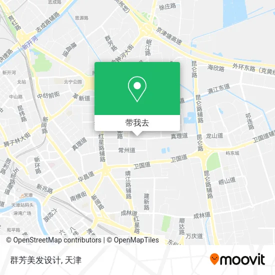 群芳美发设计地图