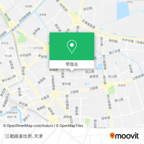 江都路派出所地图