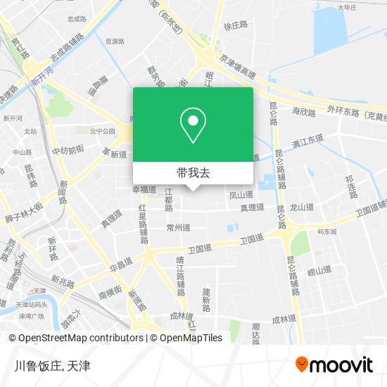 川鲁饭庄地图