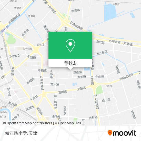 靖江路小学地图