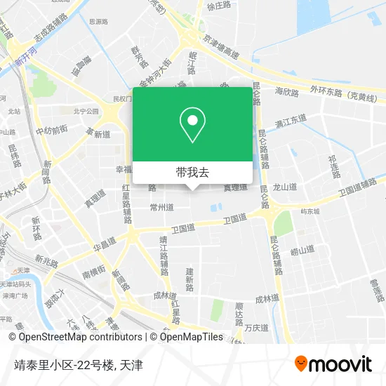 靖泰里小区-22号楼地图