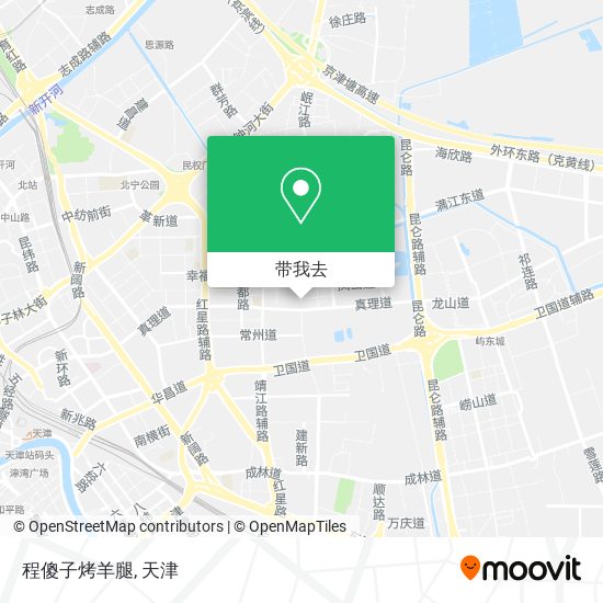 程傻子烤羊腿地图