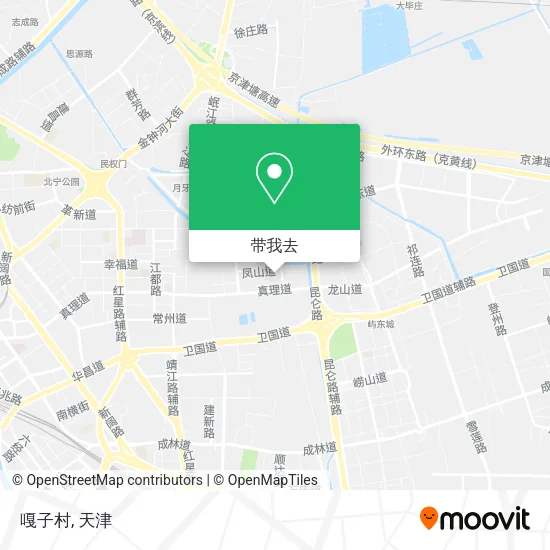 嘎子村地图