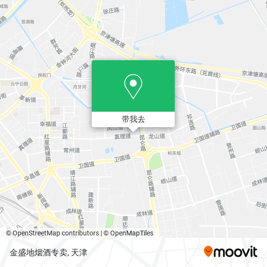 金盛地烟酒专卖地图