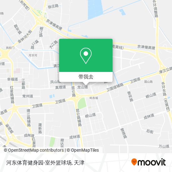 河东体育健身园-室外篮球场地图