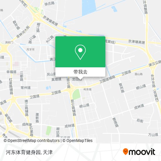 河东体育健身园地图