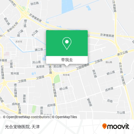 光合宠物医院地图