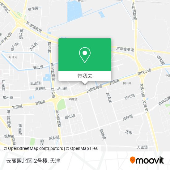 云丽园北区-2号楼地图