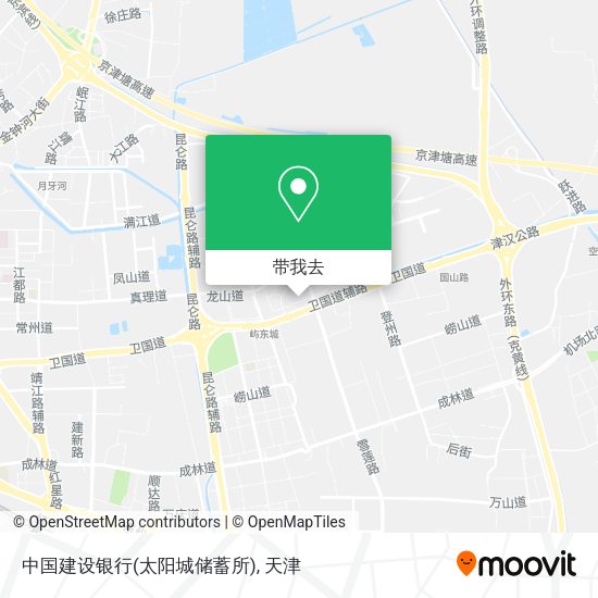 中国建设银行(太阳城储蓄所)地图