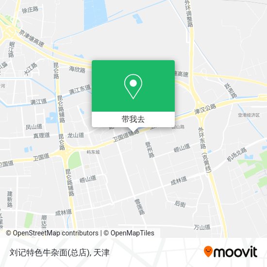 刘记特色牛杂面(总店)地图