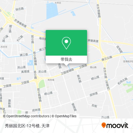 秀丽园北区-12号楼地图