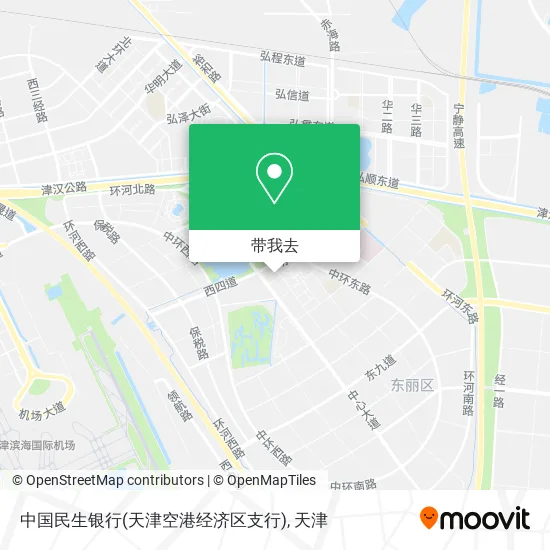 中国民生银行(天津空港经济区支行)地图
