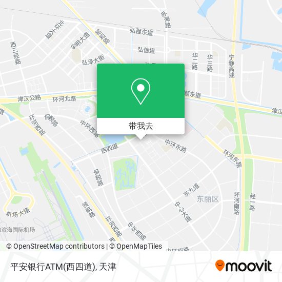 平安银行ATM(西四道)地图