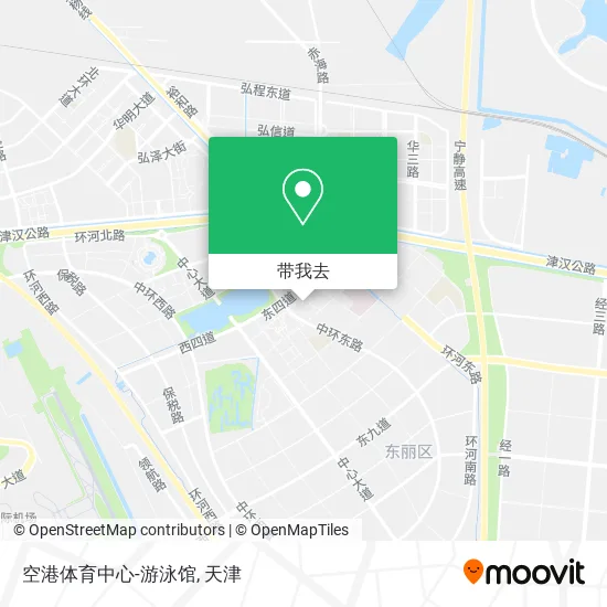 空港体育中心-游泳馆地图