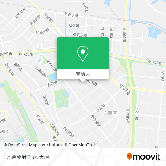 万通金府国际地图
