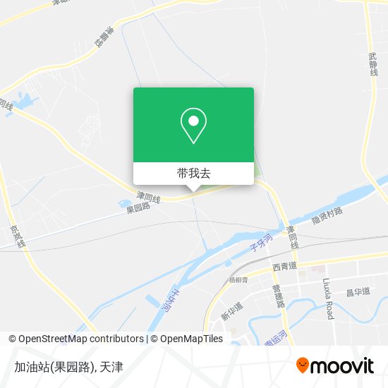 加油站(果园路)地图