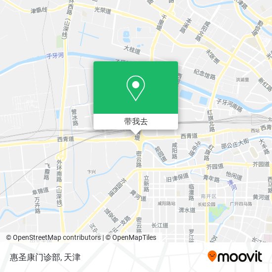 惠圣康门诊部地图